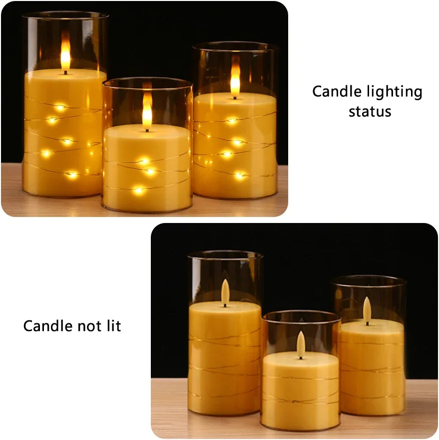 Flameless LED Star Candles