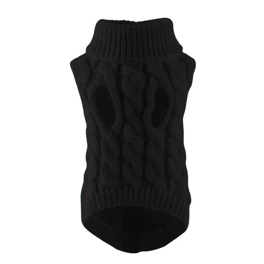 Dog Cable Knit Sweater