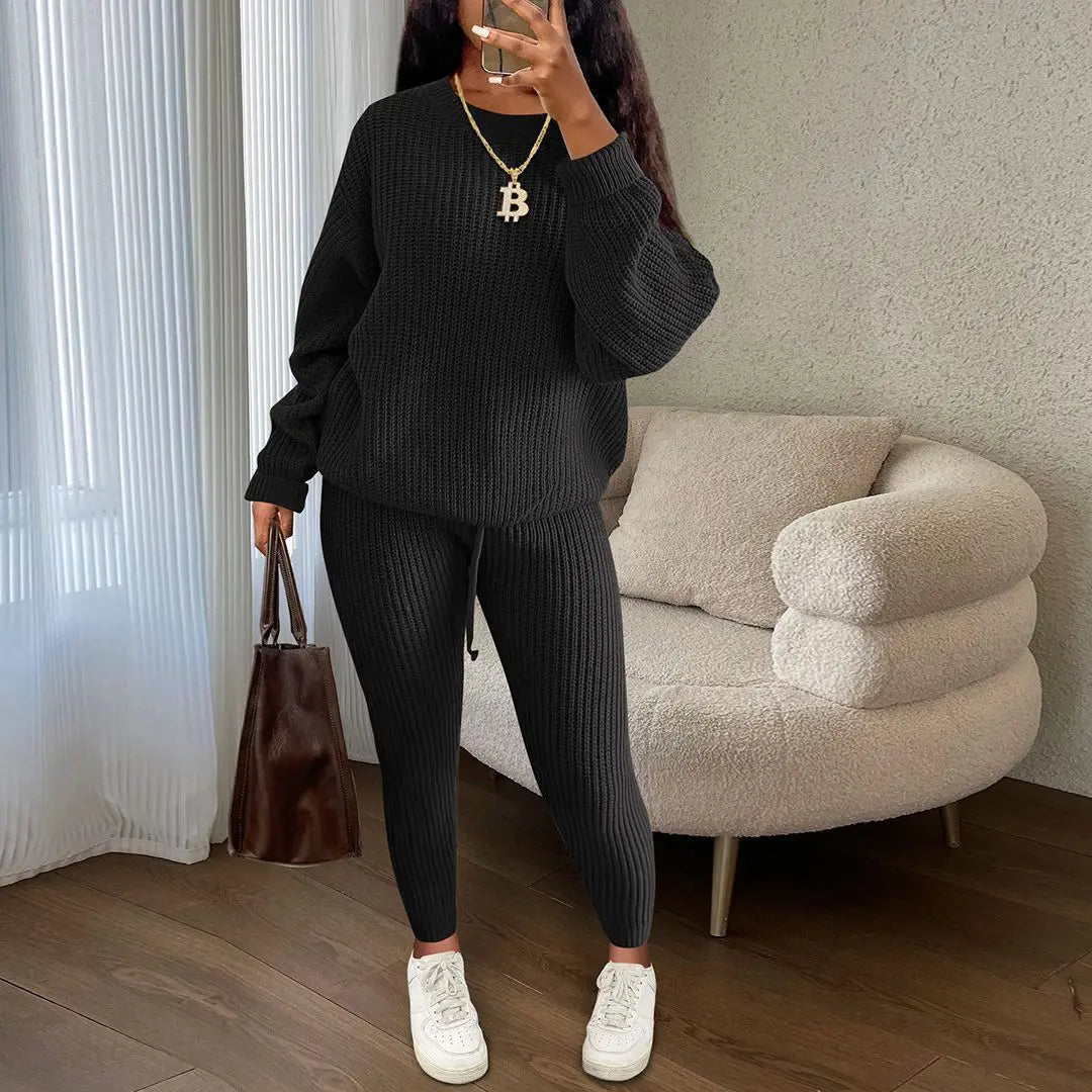 Women's Knit Two-Piece Sweater Set