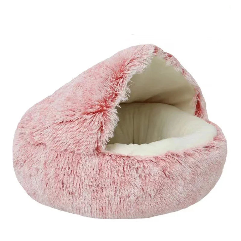 Round Plush Pet Bed