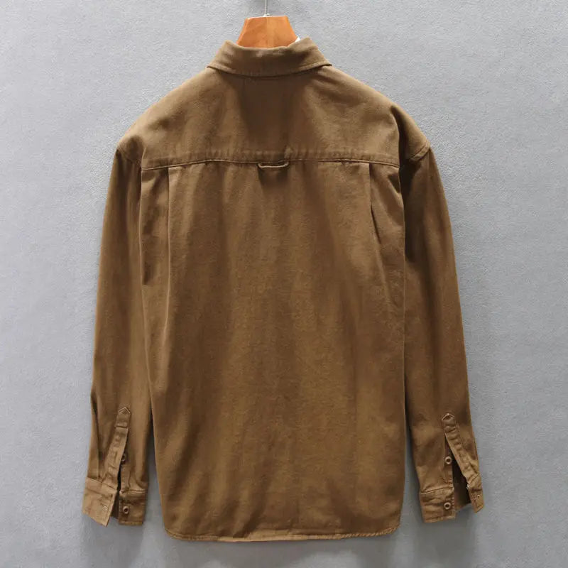 Men's Casual Long Sleeve Overshirt