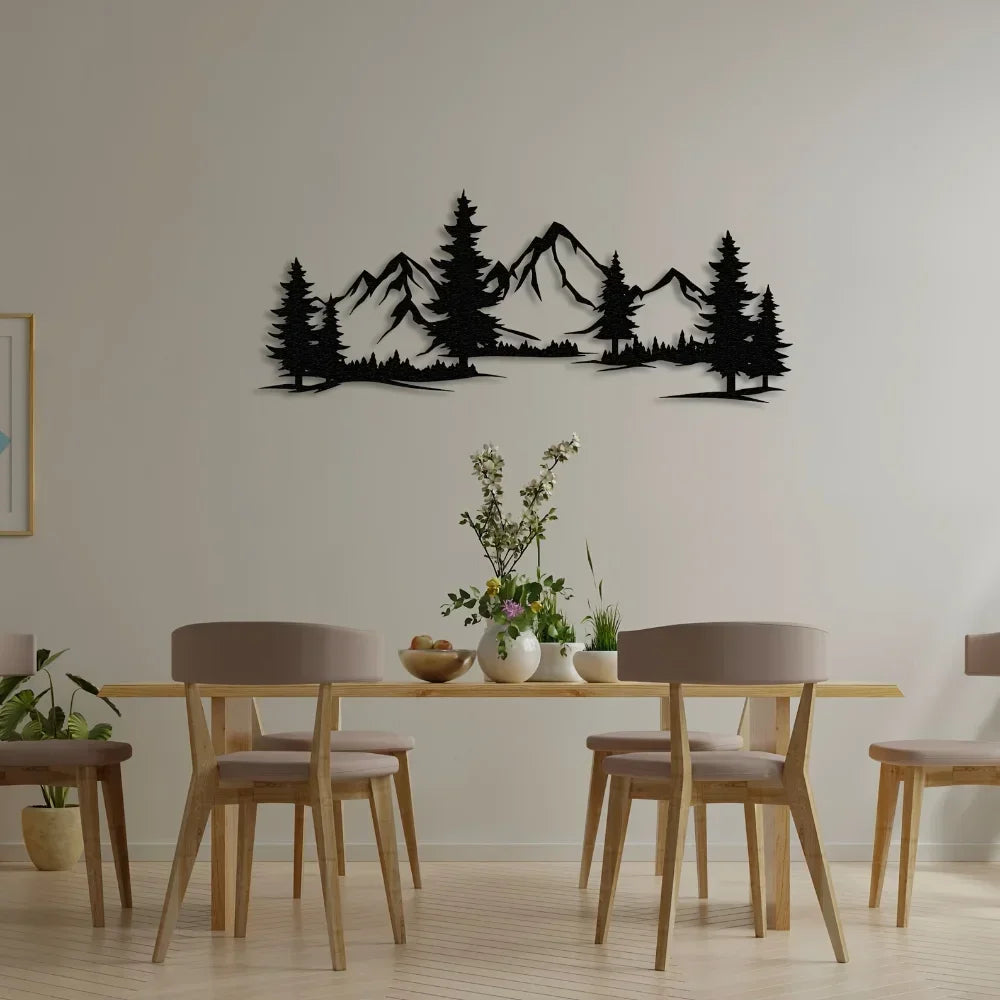 Mountain & Forest Panorama Wall Art