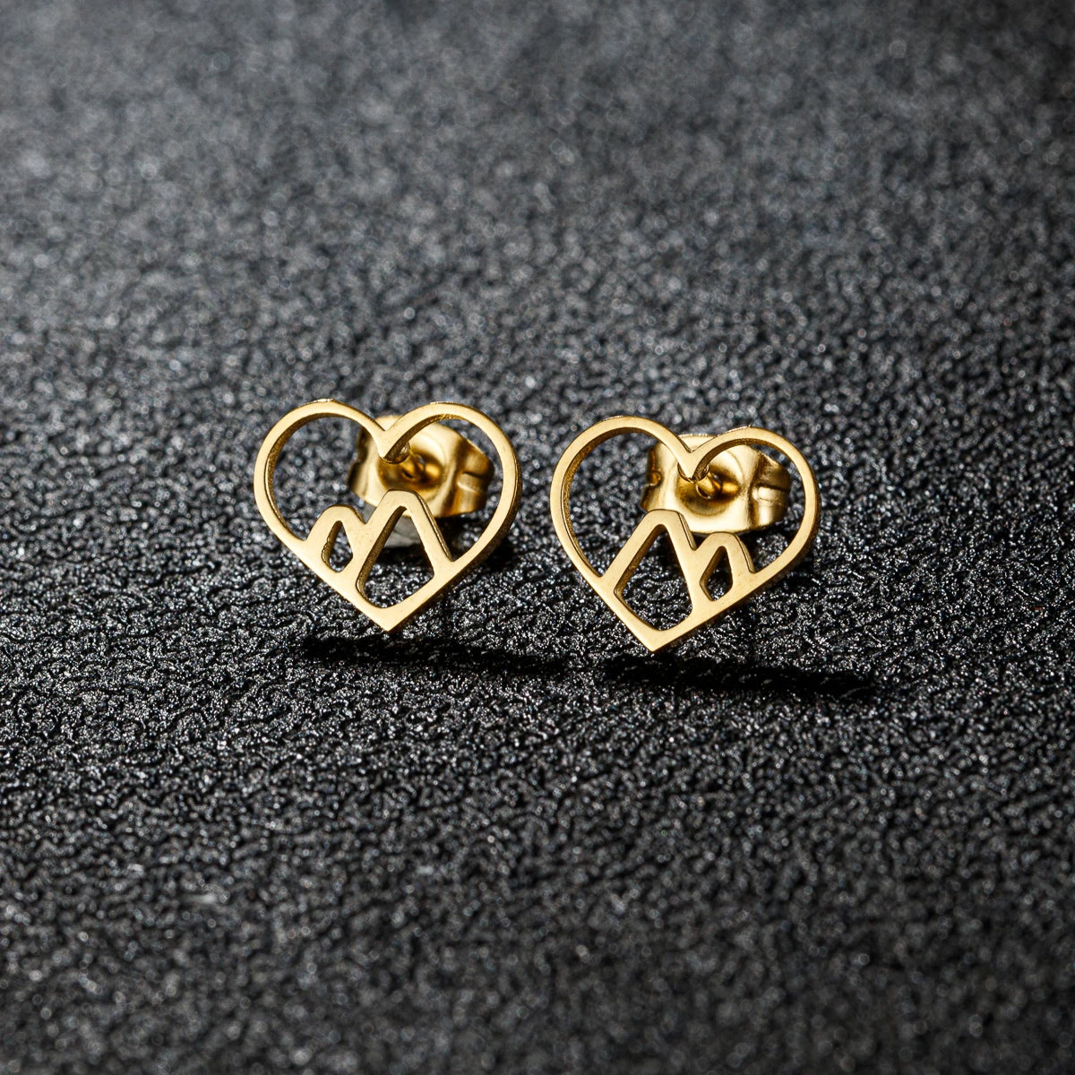 Snow Mountain Stud Earrings