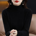Women's 100% Merino Wool Turtleneck Sweater | Soft Knit Pullover