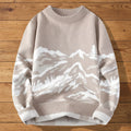Men's Mountain Landscape Knit Sweater