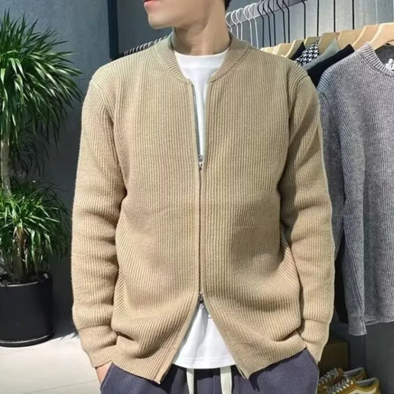 Men's Zip Cardigan Sweater