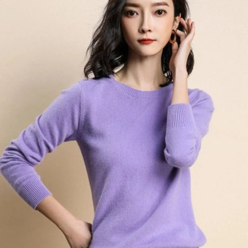 Women's Loose Knit Pullover Sweater
