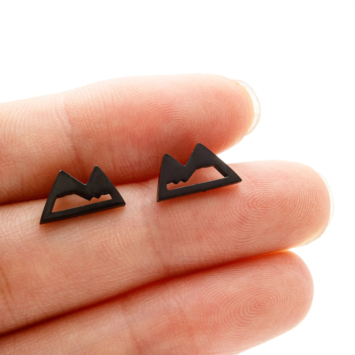 Snow Mountain Stud Earrings
