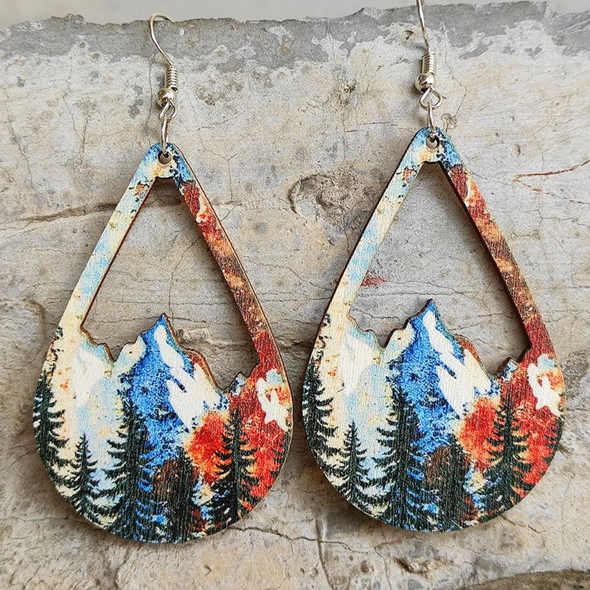 Wood Mountain Earrings