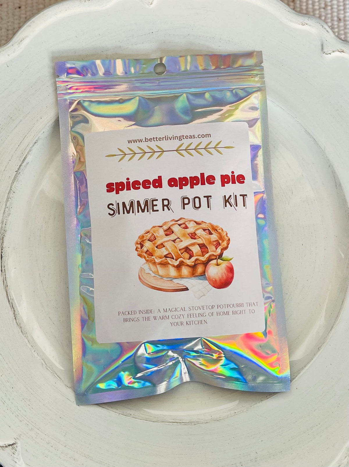 Spiced Apple Pie Stovetop Simmer Pot Potpourri Kit