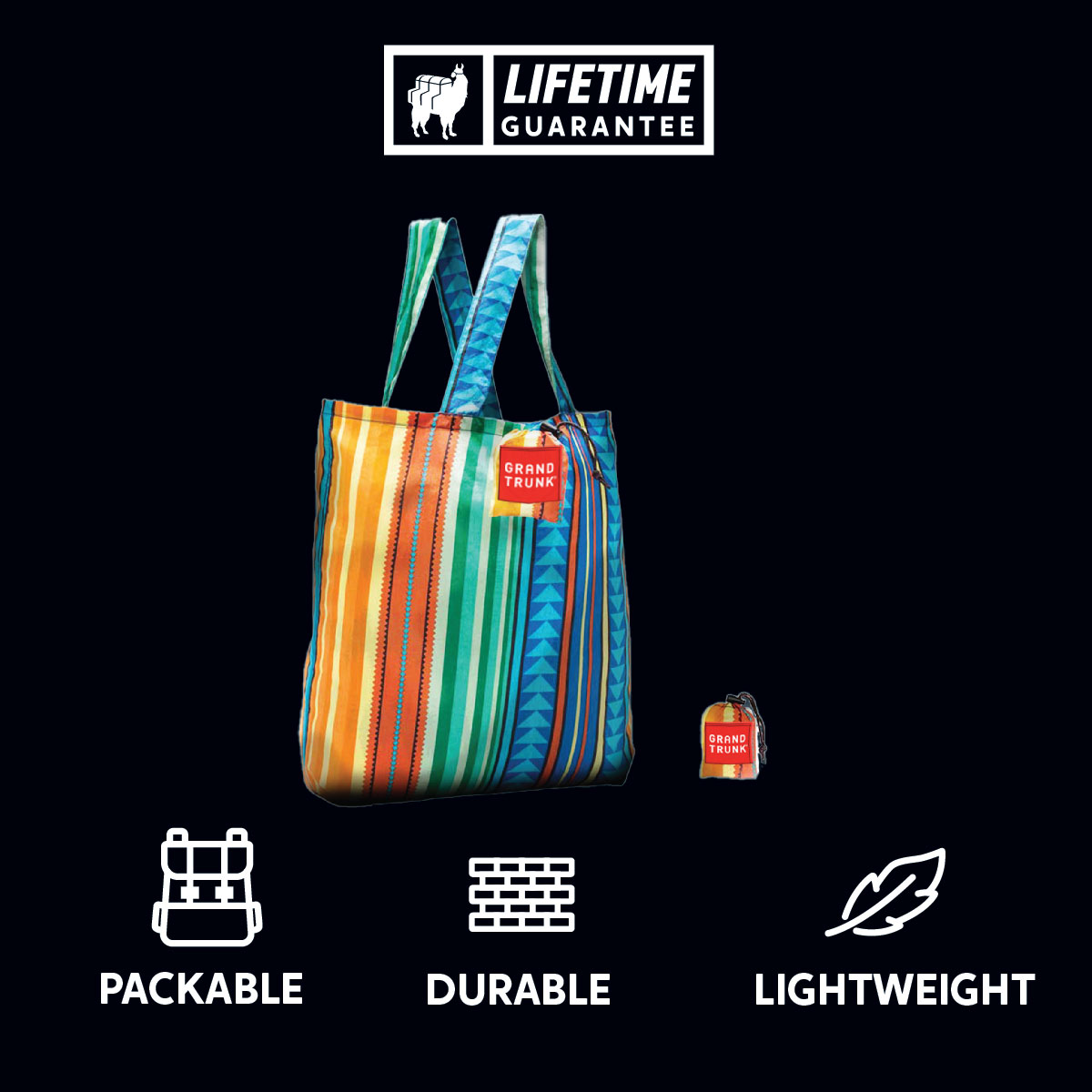 Packable Ripstop Tote Bag