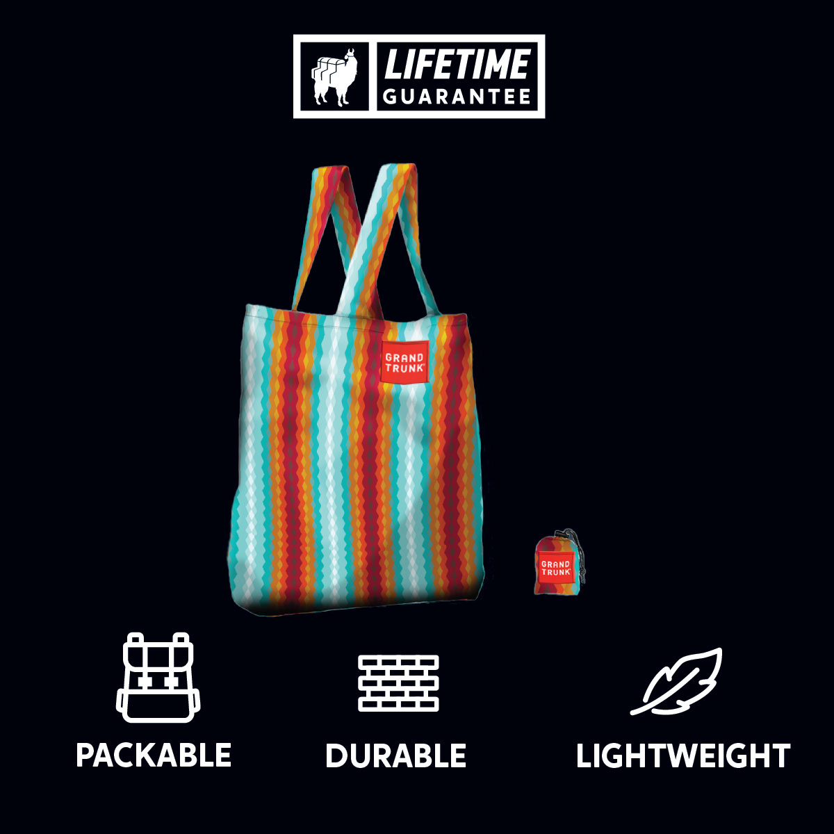 Packable Ripstop Tote Bag