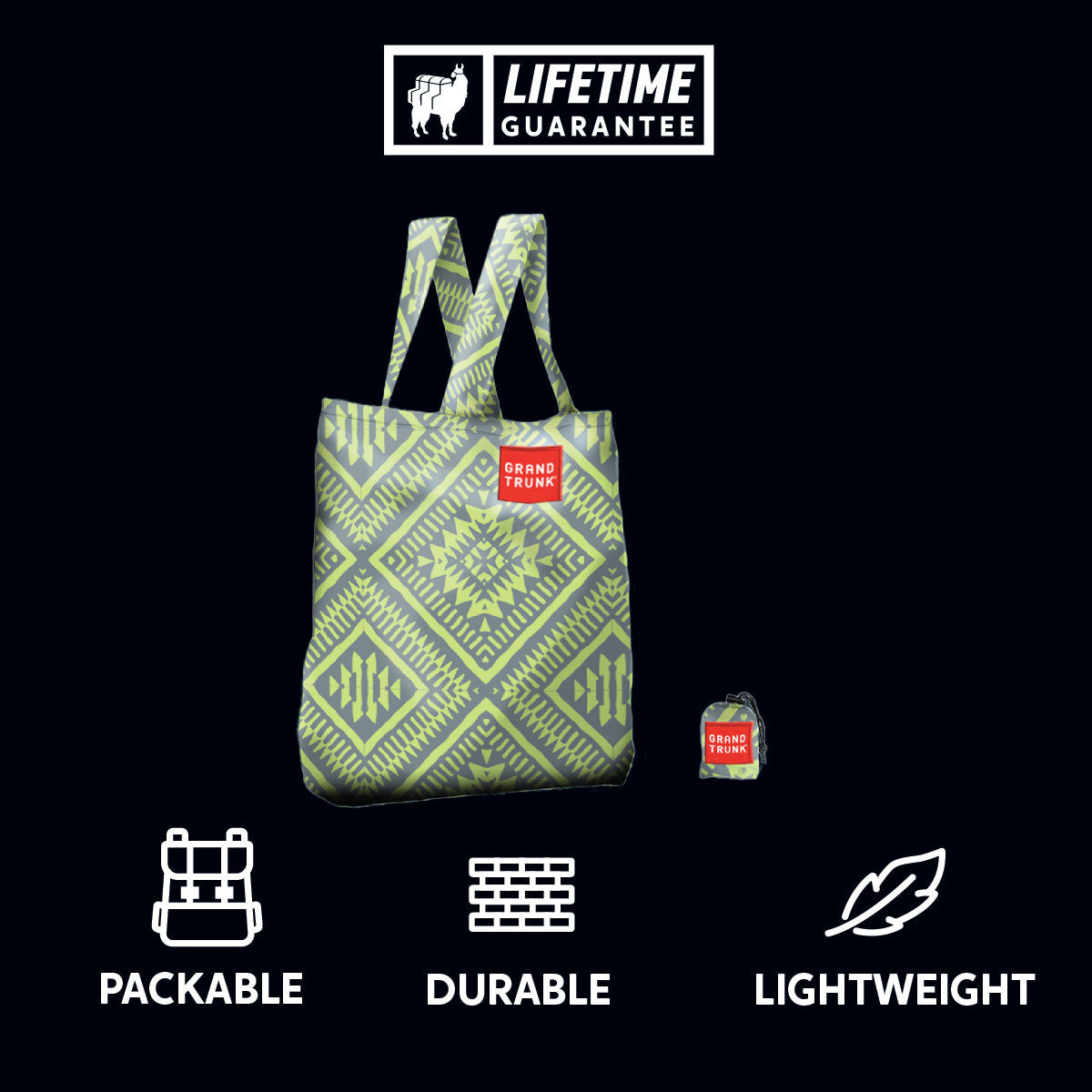 Packable Ripstop Tote Bag