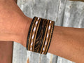 The Vera Handtooled Leather Cuff Bracelet