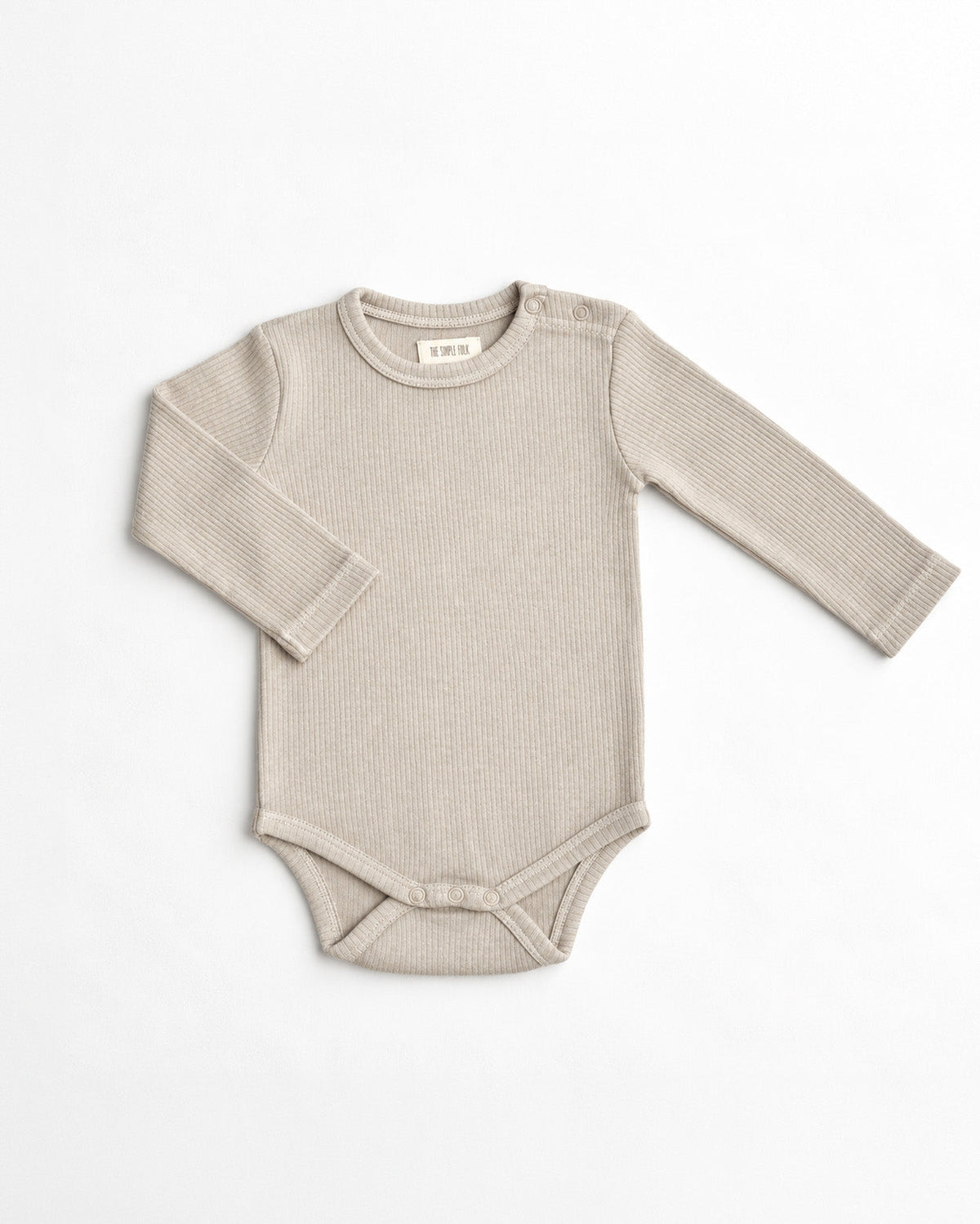 The Ribbed Long-Sleeve Onesie Baby