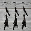 Western Feather Fringe Barrettes