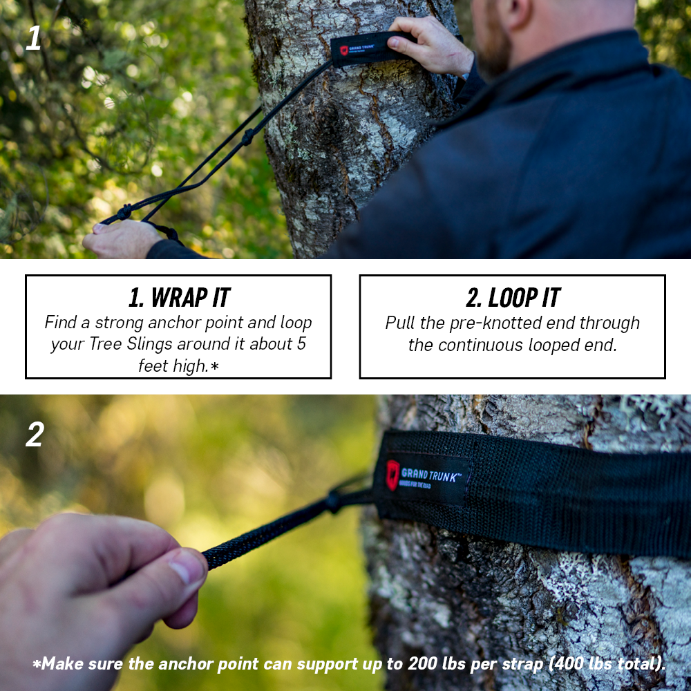 GrandTrunk Tree Slings Hammock Hanging Kit