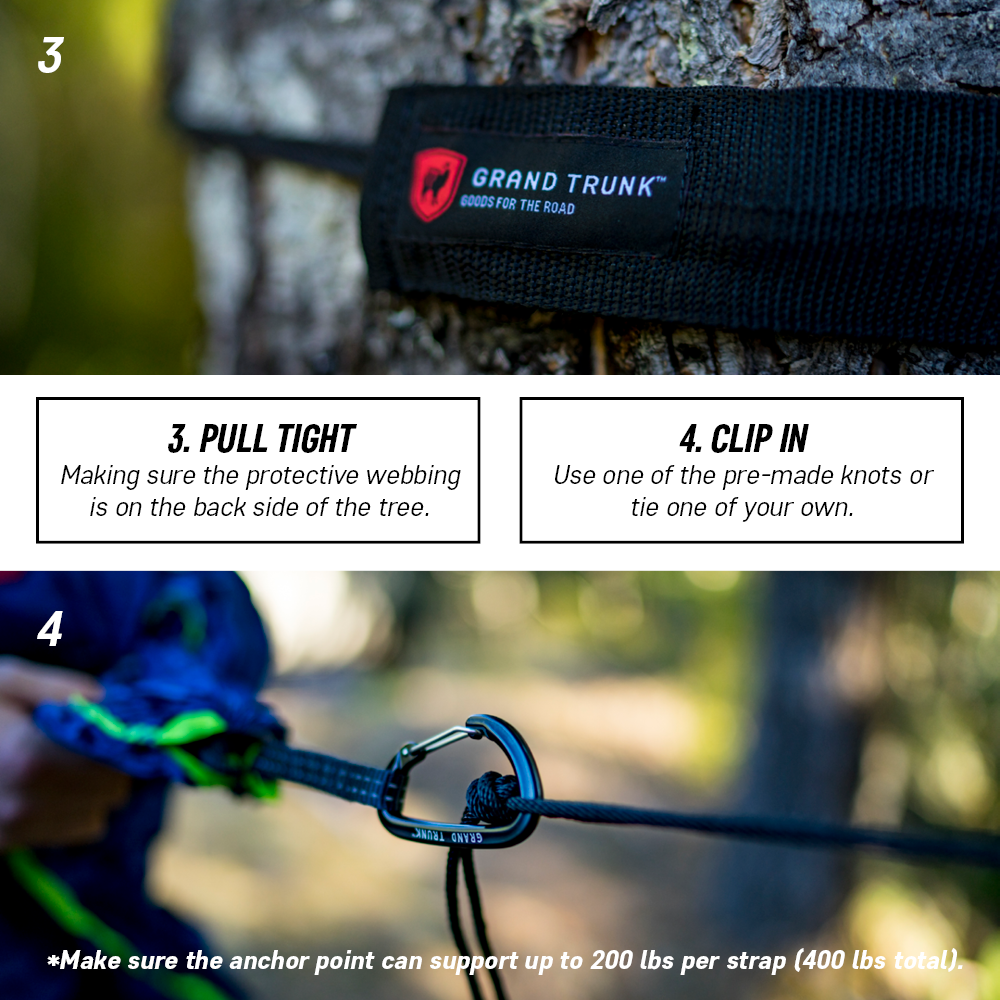 GrandTrunk Tree Slings Hammock Hanging Kit