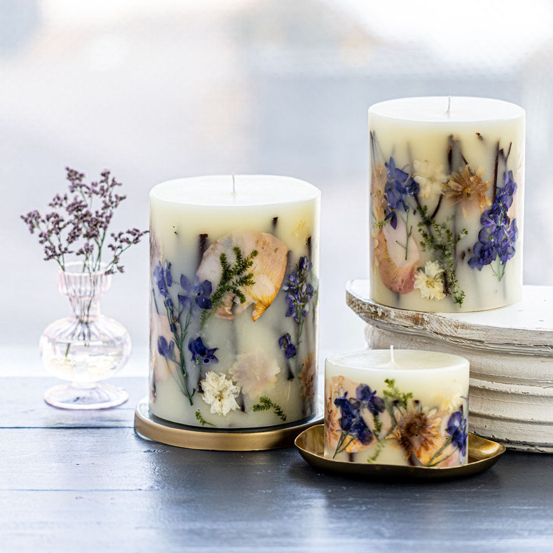 Vanilla Rain Cabin Botanical Candle