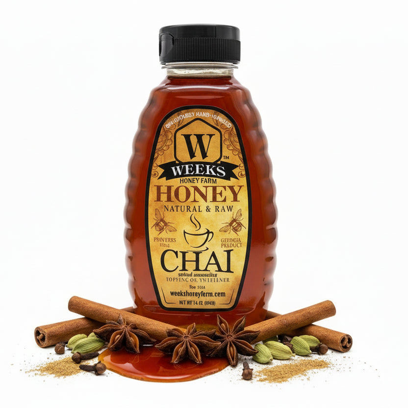 Chai Infused Raw Honey