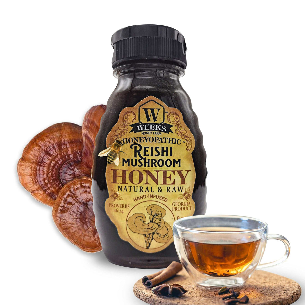Raw Infused Honey Sampler: 5 Flavors | Weeks Honey Farm