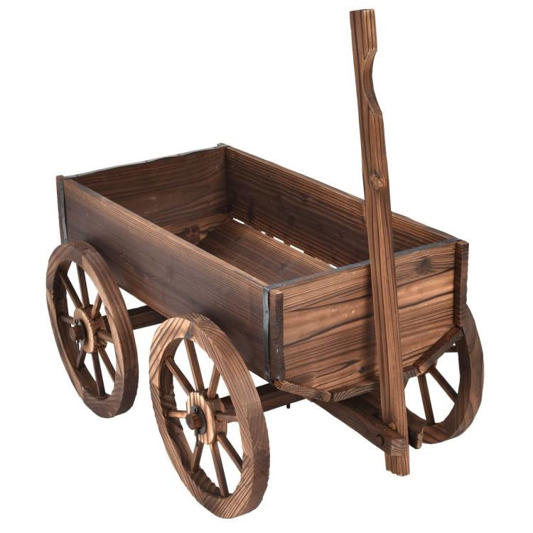 Barrel Planter Wagon