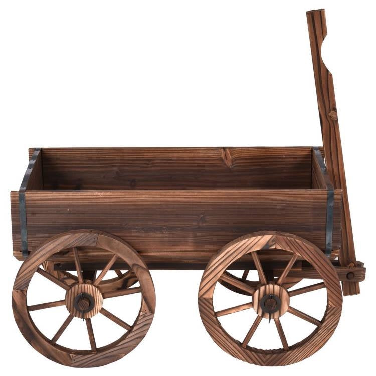 Barrel Planter Wagon