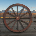 Frontier Wagon Wheel Wall Decor