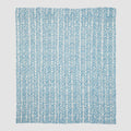 Ovarian Cancer - Cotton Sustainable Knit Warrior Throw Blanket Teal