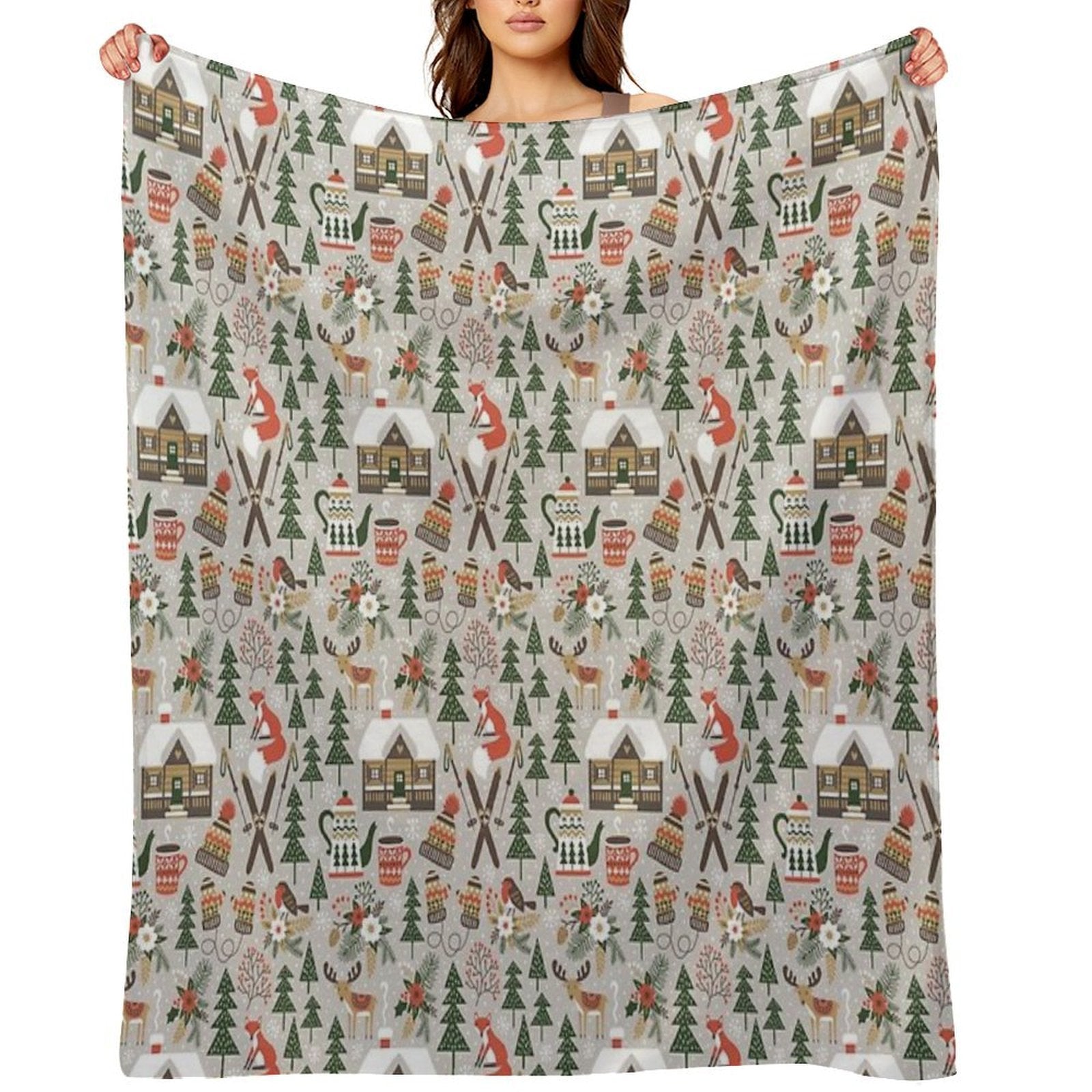 Cabin Life Throw Blanket