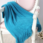 Tassel Knit Bed Blanket