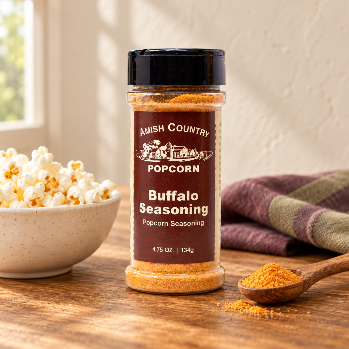 Buffalo Popcorn Seasoning | 4.75 oz