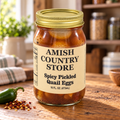 Spicy Pickled Quail Eggs | 16 fl oz