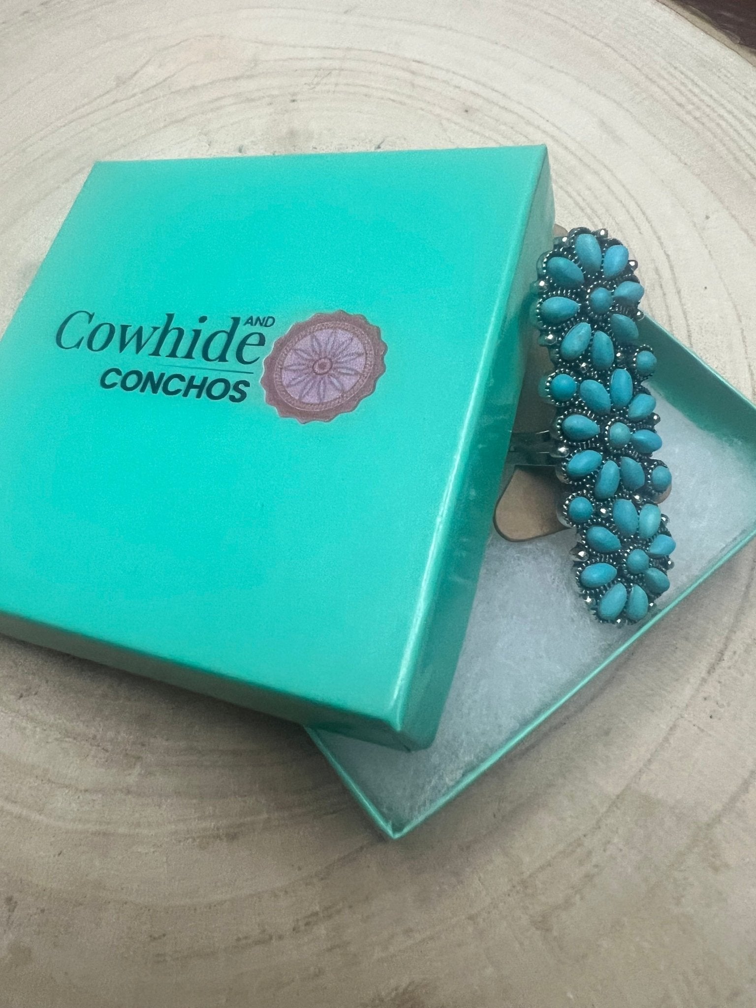 Desert Bloom Turquoise Cluster Ring