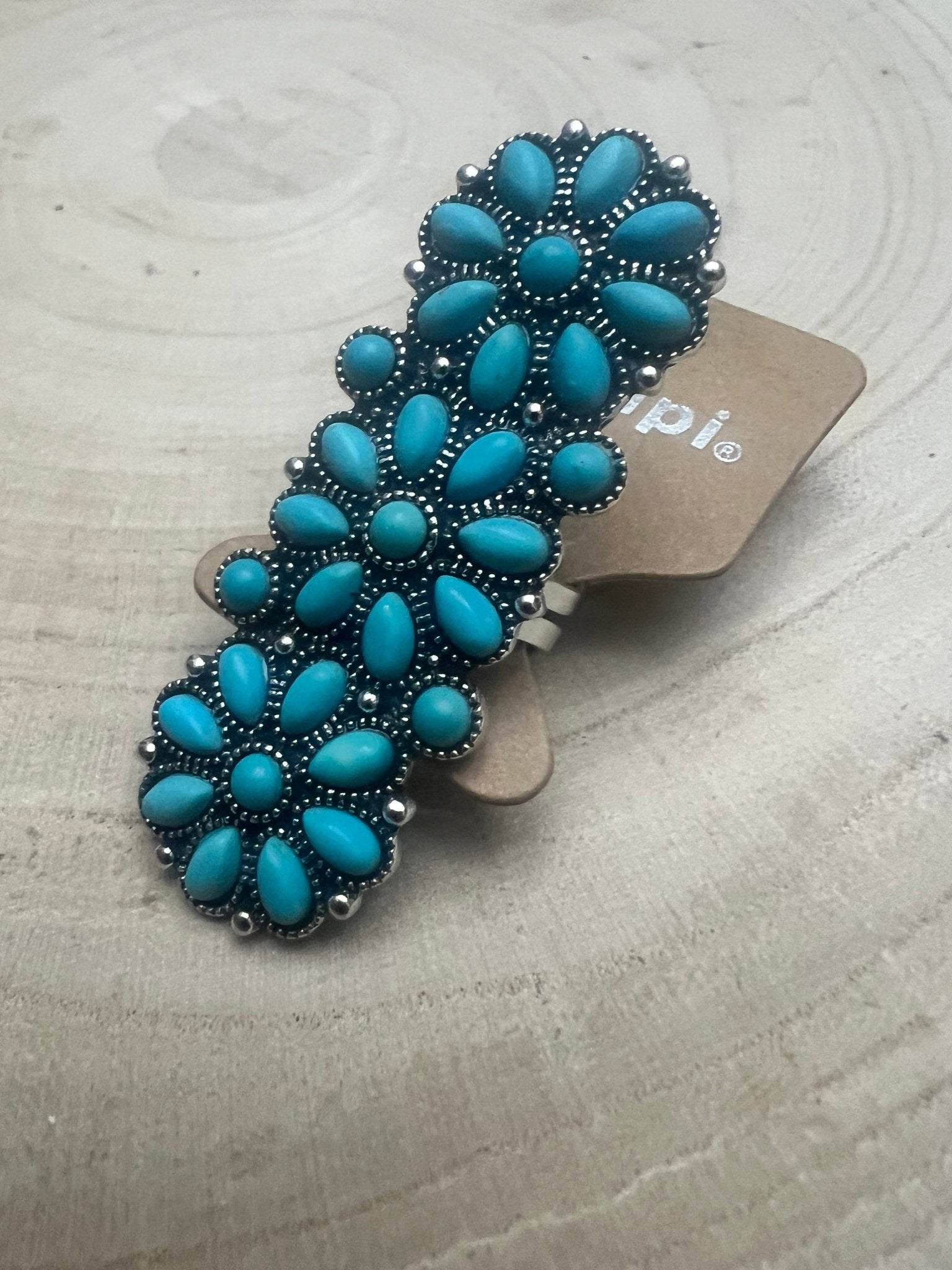Desert Bloom Turquoise Cluster Ring