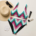 Women's Yeehaw Aztec High-Waist Bikini