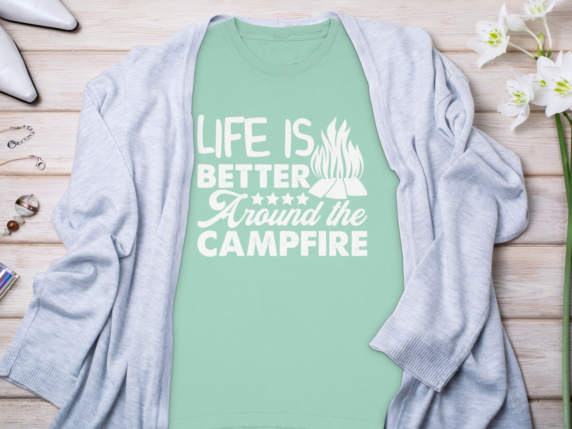 Campfire Long-Sleeve Tee