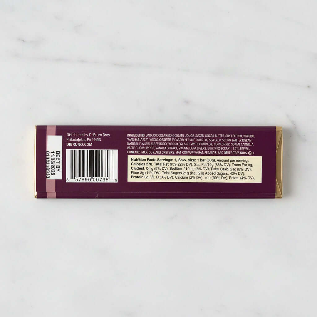 Dark Chocolate Toffee & Cashew Bar