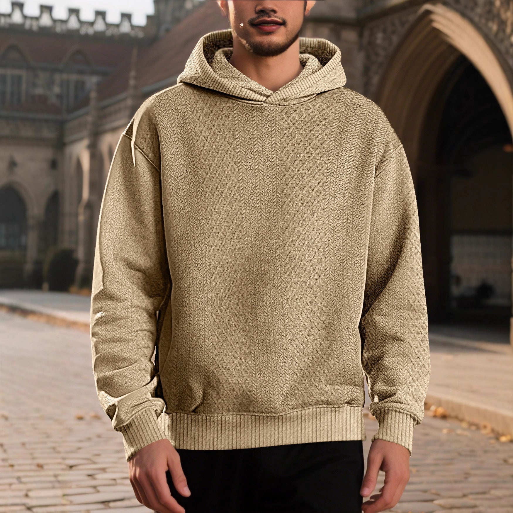 Men's Mountain Jacquard Fleece Hoodie