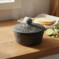 Black Talavera Tortilla Keeper