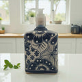 Black & White Talavera Soap Dispenser