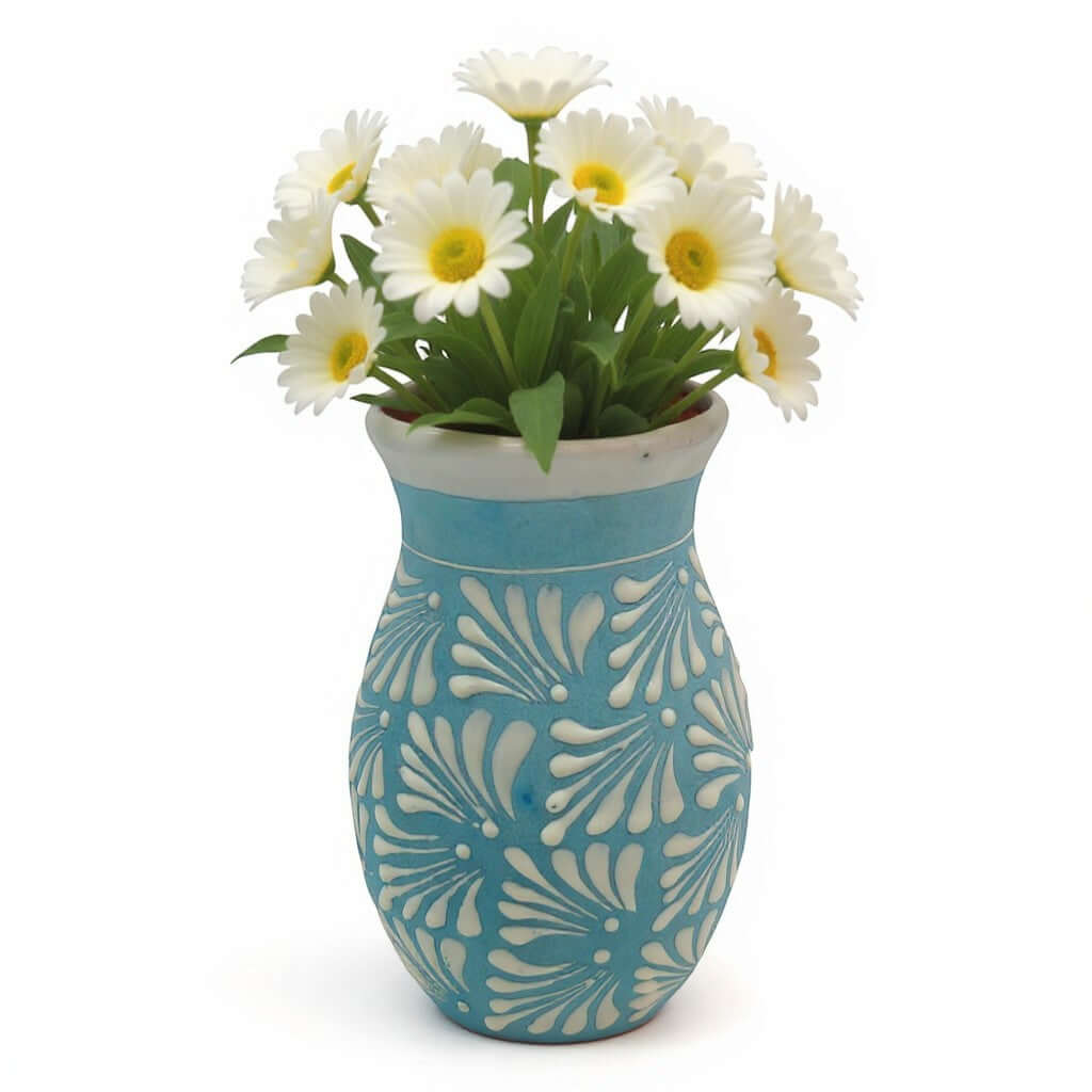 Blue Talavera Vase