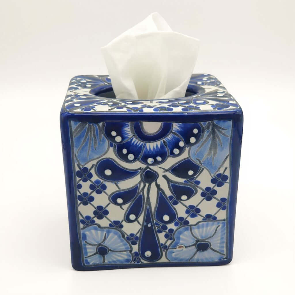 Talavera Tissue Box Cover
