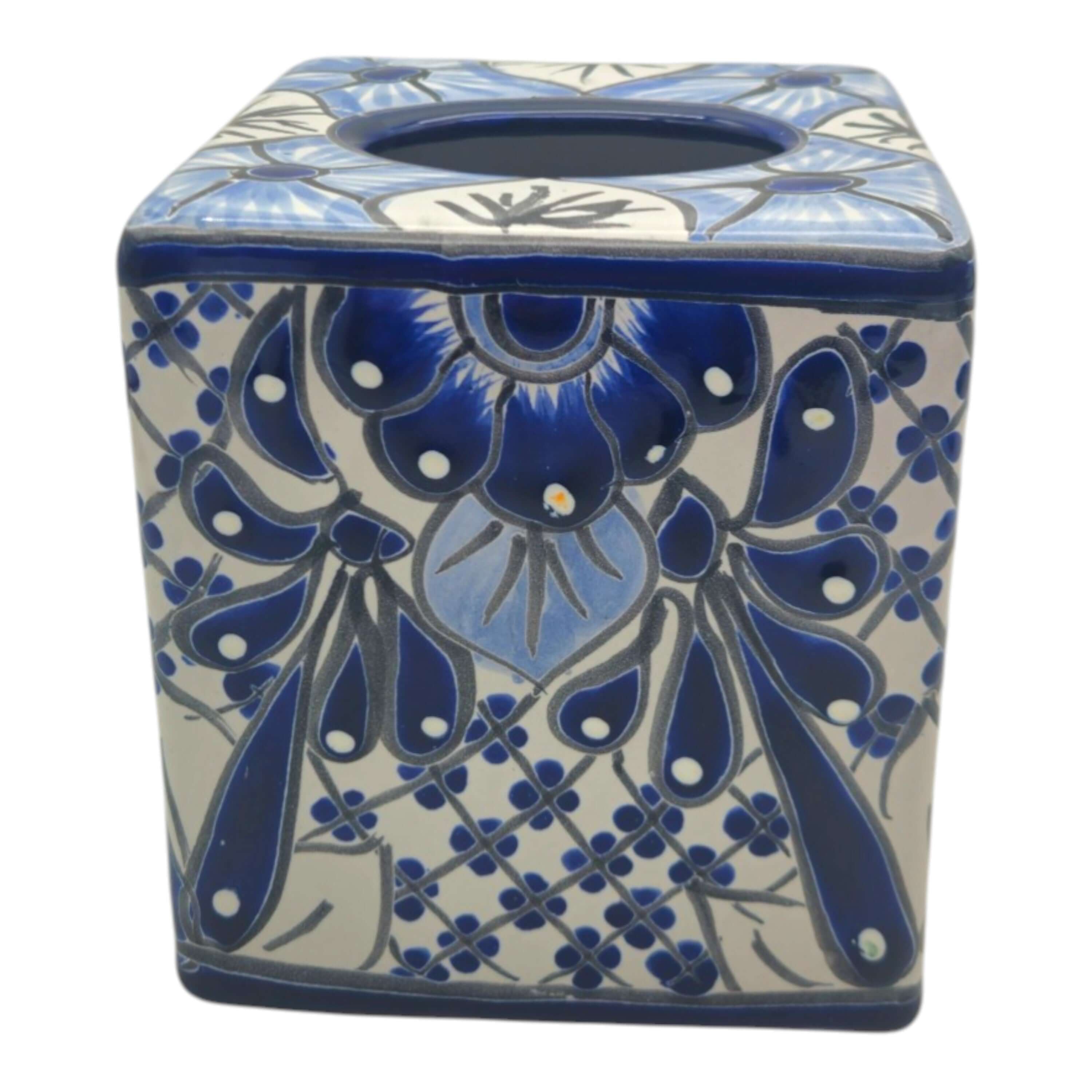 Talavera Tissue Box Cover