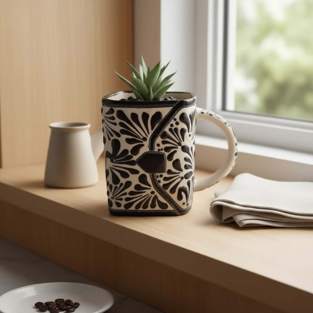 Canyon Bloom Talavera Planter