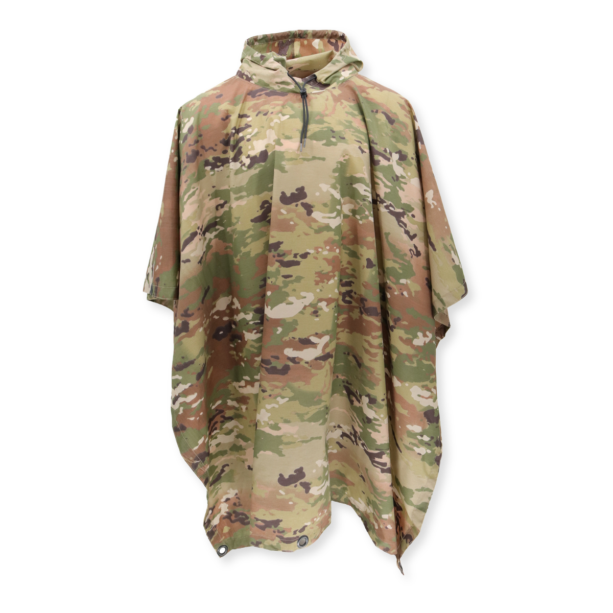 Multicam Ripstop Waterproof Poncho — USA Made