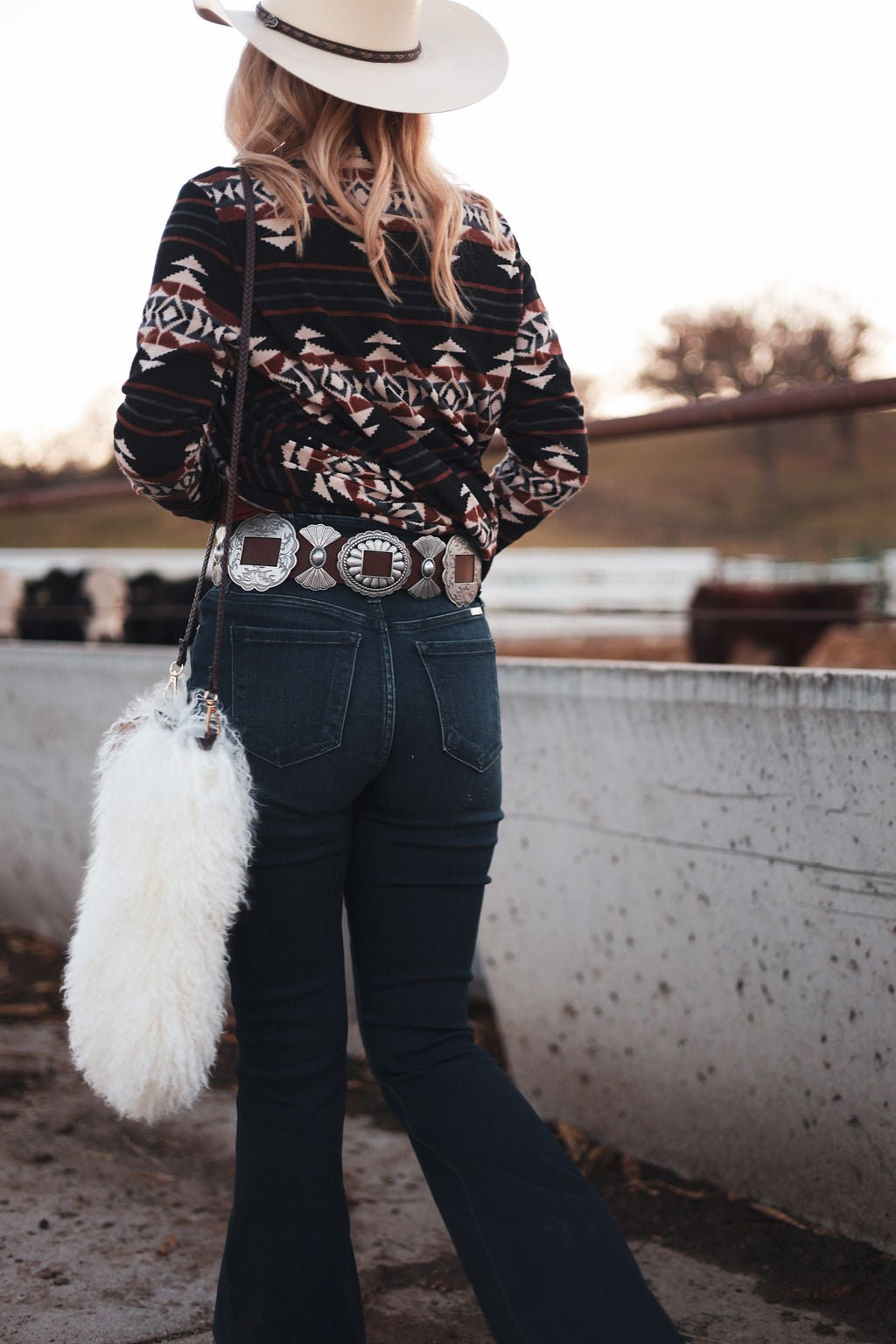 BOMBOM "Calgary" Western Open Front Cardigan — Luxurious Soft Layering Piece Made in USA