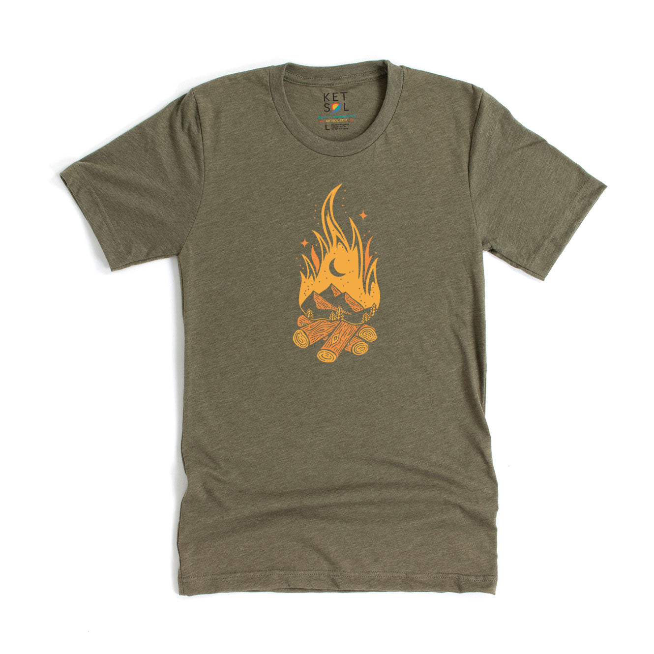 Men's Olive Campfire T-Shirt