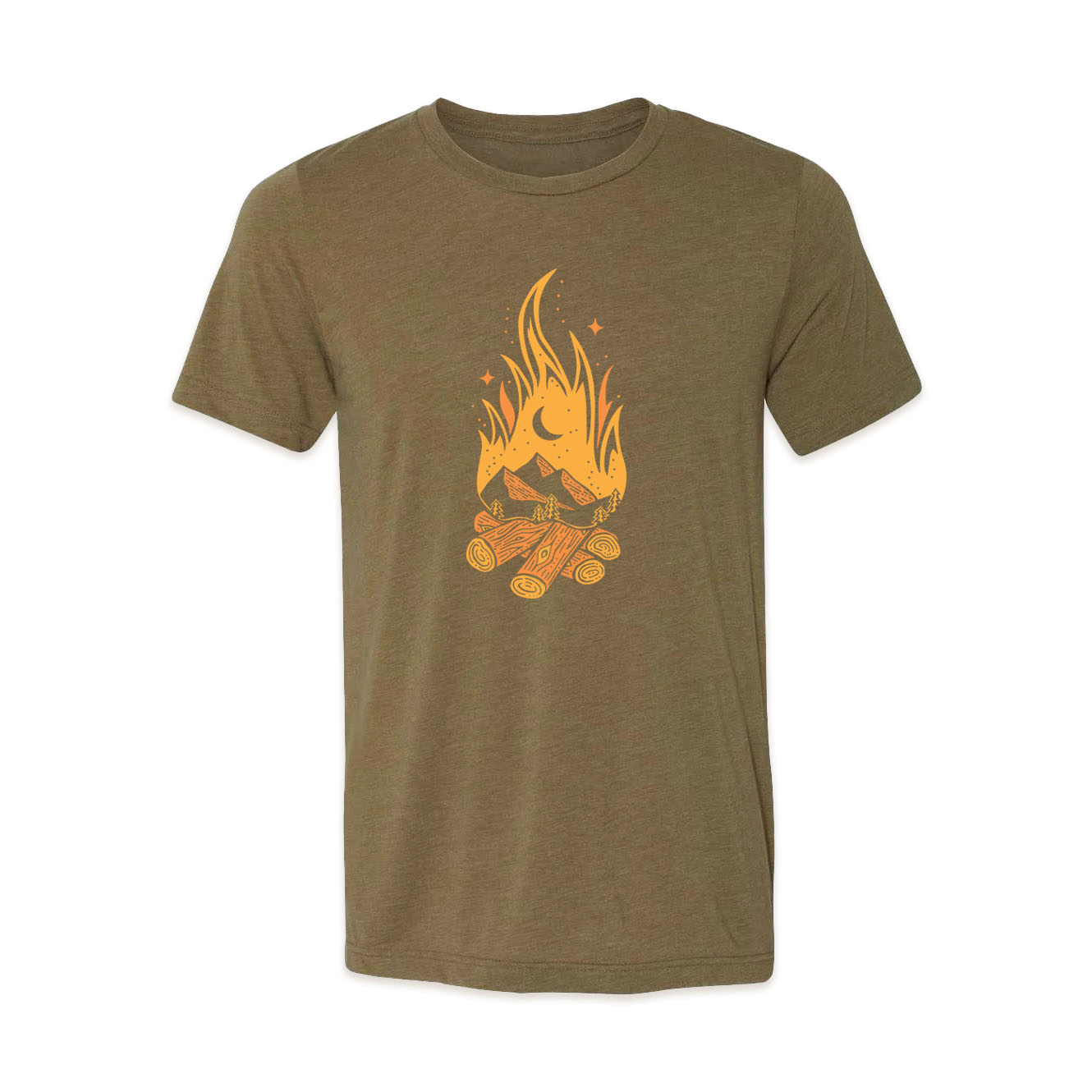 Men's Olive Campfire T-Shirt