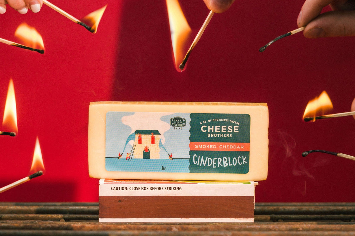 Applewood & Hickory Smoked Cheddar | Cheese Brothers 6 oz